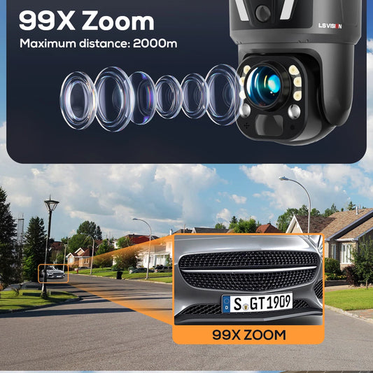 Outdoor 4G Solar CCTV Camera Dual Screen Tracking
