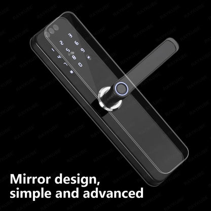 22x200 WiFi Door Lock with Screen & Rechargeable Battery