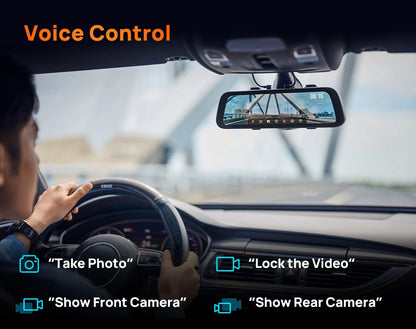 S500 Dash Cam 64GB SD Card 3K Dual HDR