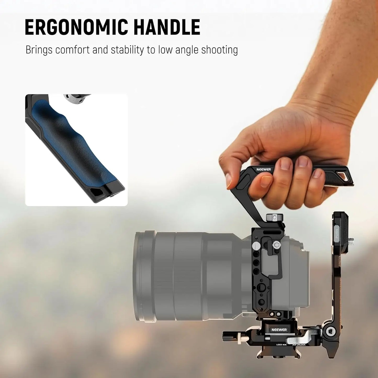 Camera Cage Kit for FX3 FX30 with XLR Handle