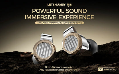 4.4mm HiFi In Ear Earphones with Detachable Cable