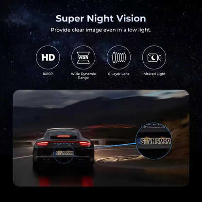 12 Inch 4-Channel Dash Cam 4×1080P GPS WiFi Touchscreen