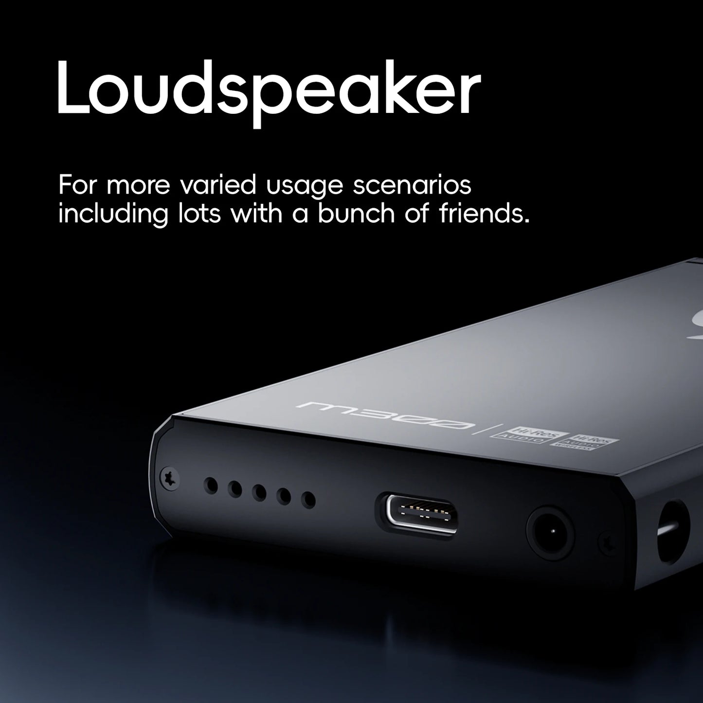 Portable HiFi Music Player 128GB White with WiFi
