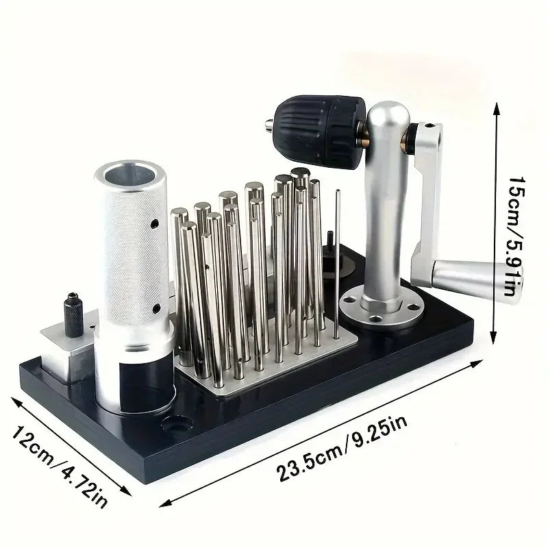 Stainless Steel Jump Ring Maker with 20 Mandrels