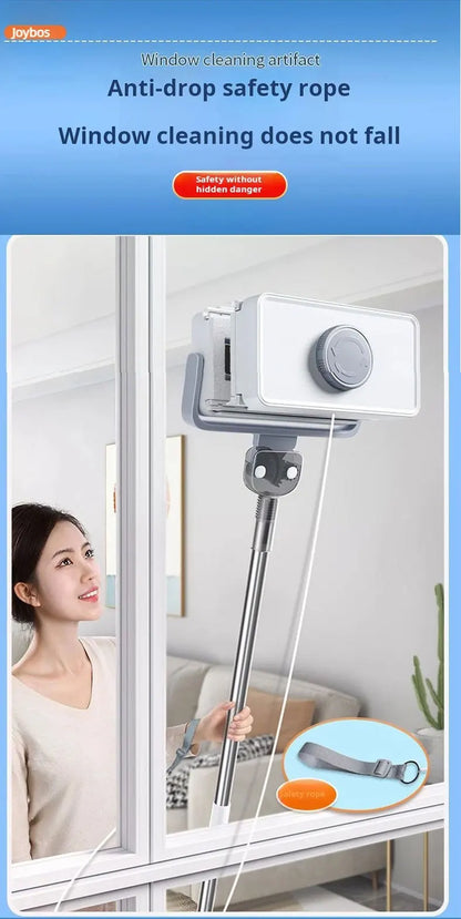 Adjustable Magnetic Window Cleaner with Telescopic Rod 8-35mm
