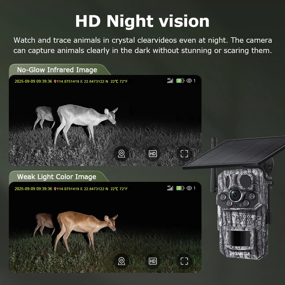 4G Trail Camera Wildlife Camera with PIR Night Vision