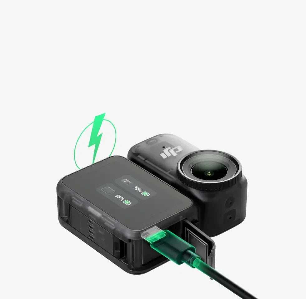 128GB Portable 4K Action Camera Wide Angle Video Camera