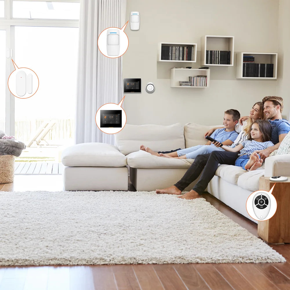 Smart Wireless Home Security System with App Control