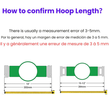 5.1" Magnetic Embroidery Hoop 13x13cm Heavy Duty for Yeshi