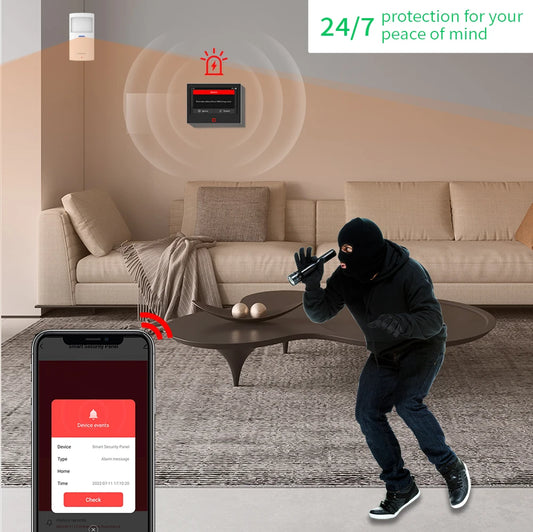 7-Inch Touchscreen Smart Alarm Panel