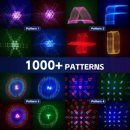Multi Effect 6 in 1 Stage LED Laser Light