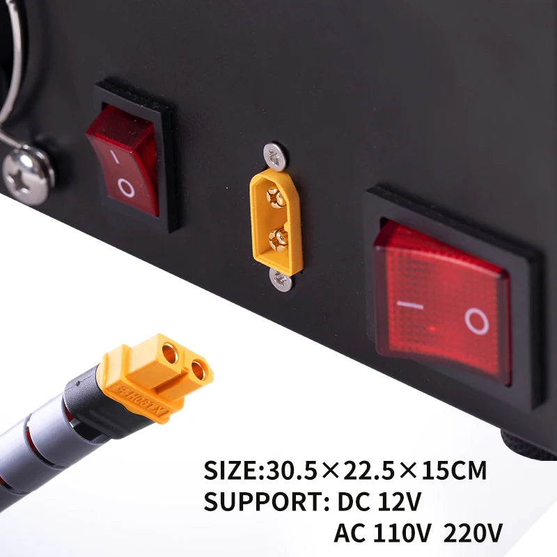 Portable 30MPa Airgun Inflator with 110/220V Transformer