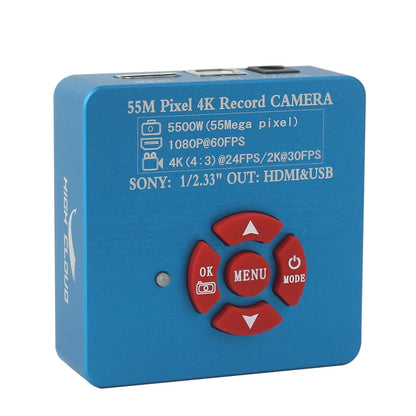 55MP 4K 2K HDMI USB Microscope Camera for PCB Repair