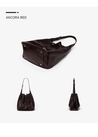 Fashion Leather Tote Bag for Women Spacious Design