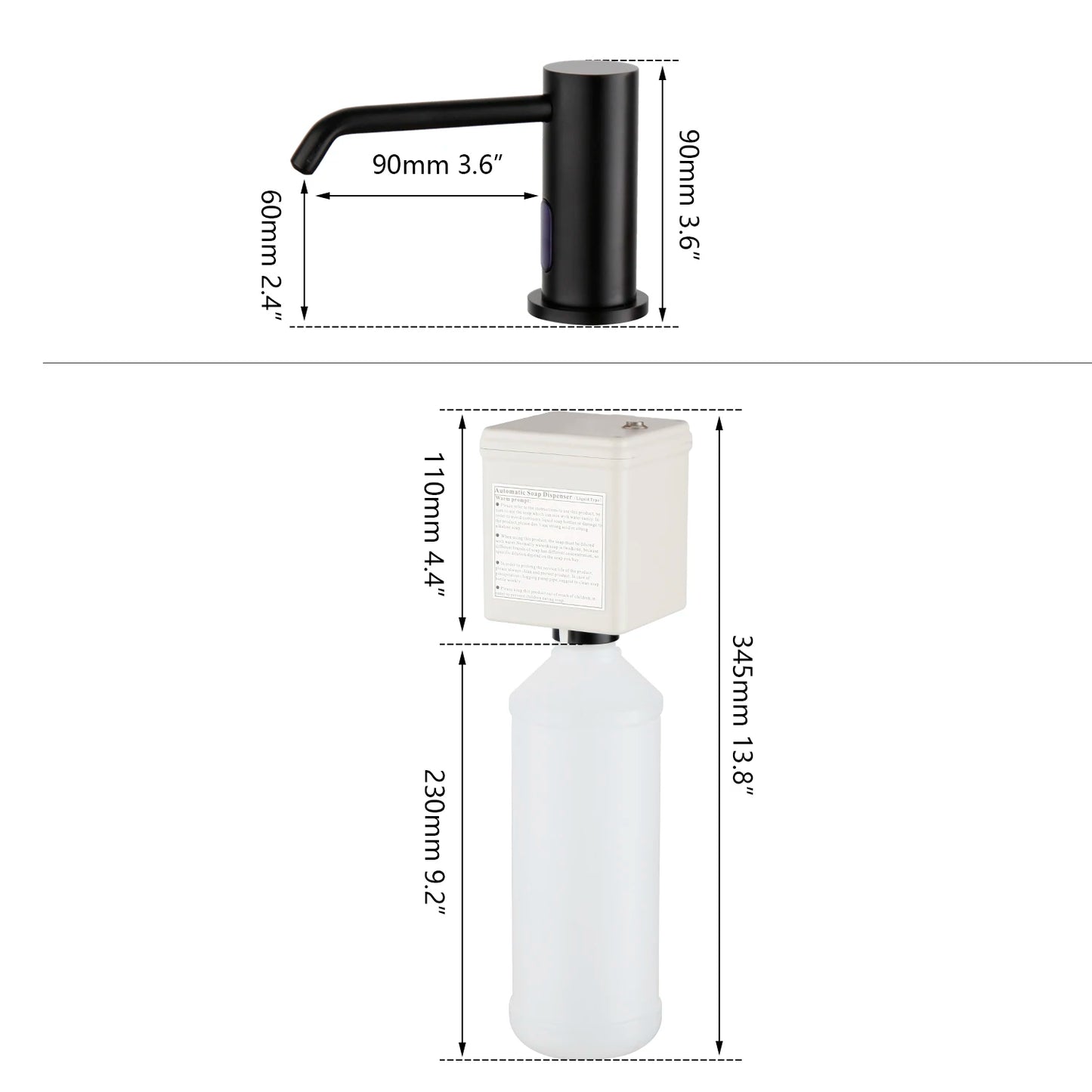 Automatic Soap Dispenser Touchless Smart Sensor