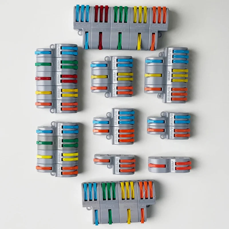 Compact Spring Conductor Wiring Connector Kit 81PCS