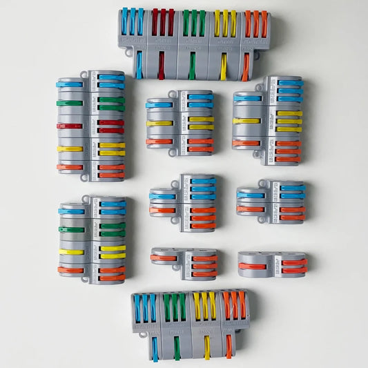 Compact Spring Conductor Wiring Connector Kit 81PCS