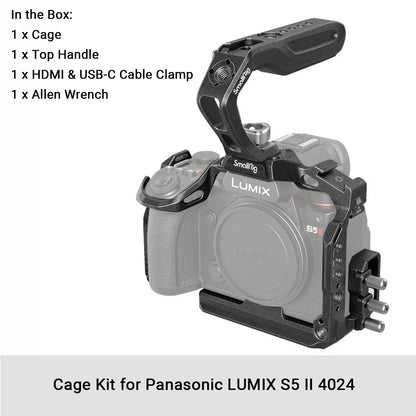 Camera Cage Kit Panasonic LUMIX S5 II with Arca Plate