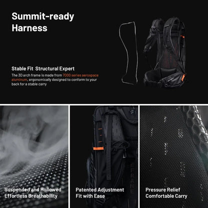 30L Camera Backpack with Modular Carry System
