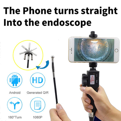 3.9mm Articulating Borescope Camera 1080p for Android iOS