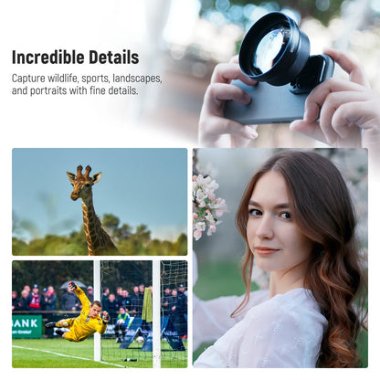 85mm HD Telephoto Phone Lens 2.5X Magnification