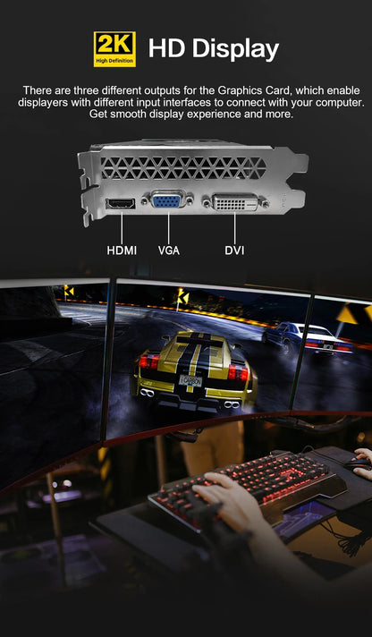 GTX 750Ti 8GB GDDR5 Gaming Graphics Card