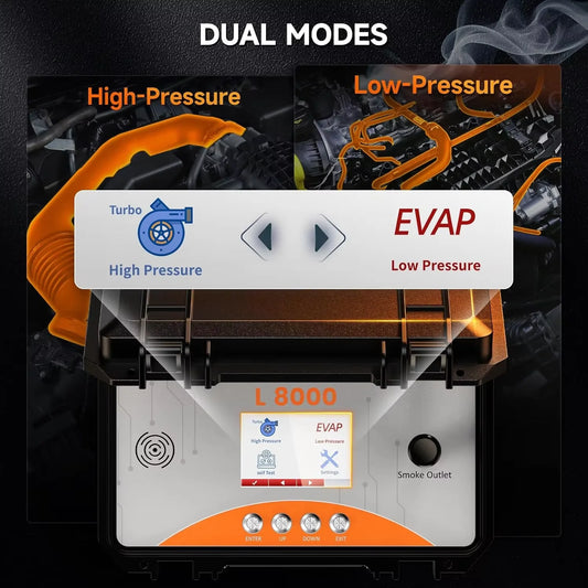 Dual Mode Smoke Leak Detector EVAP Turbo Tester Pump
