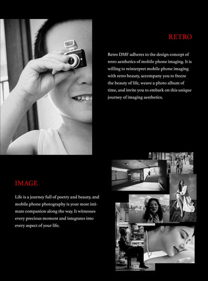 Retro Leather Camera Case Handle for iPhone 15 Pro