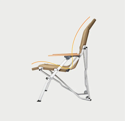 Folding Chair Reinforced Bracket Comfortable Seat