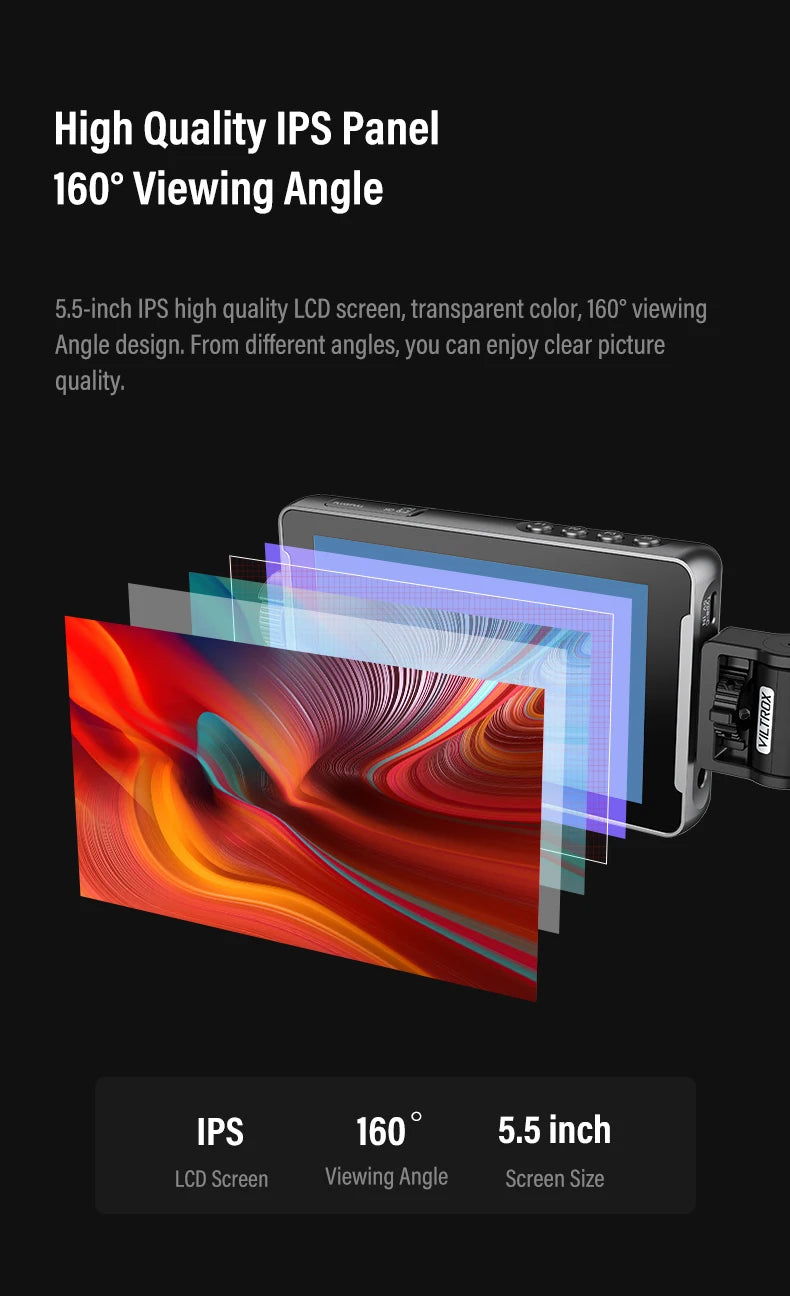 Portable 5.5" Field Monitor for DSLR and Video Shooting