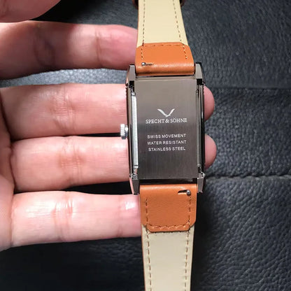 V3 White Men’s Watch Slim Quartz Stainless Steel