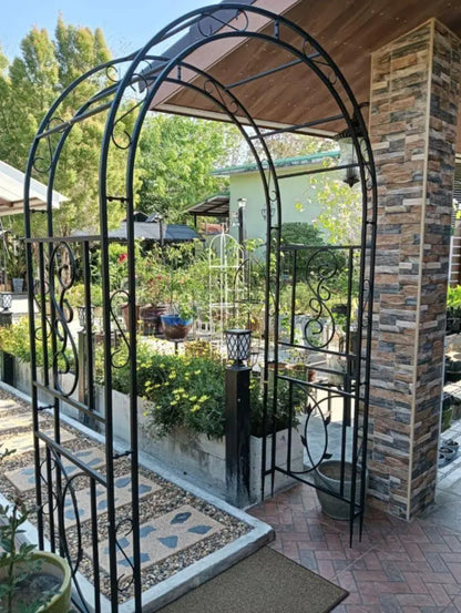Outdoor Wedding Arch Trellis for Vines and Flowers