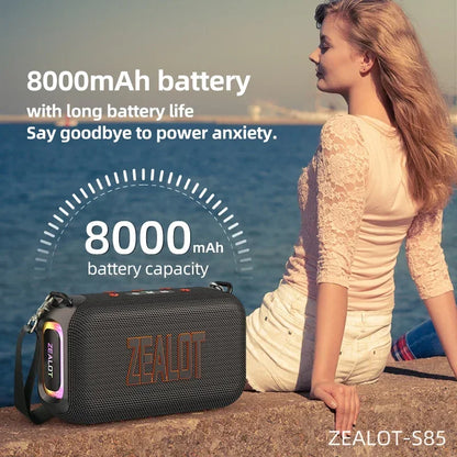 Rechargeable 50W 3D Portable Bluetooth Speaker for Outdoors
