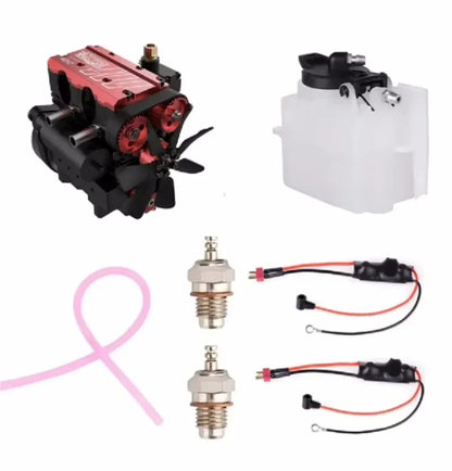 7cc 4 Stroke Nitro Engine Model Kit with Accessories