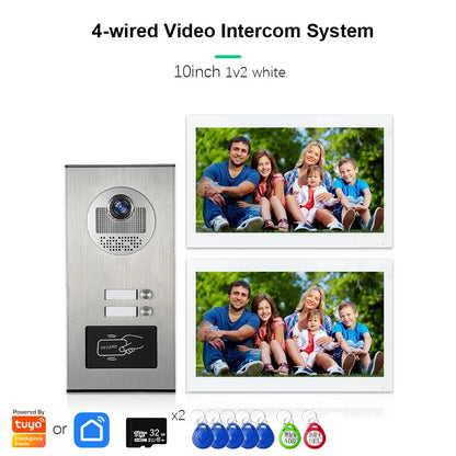 10″ Smart 1080p Video Doorphone with RFID Access