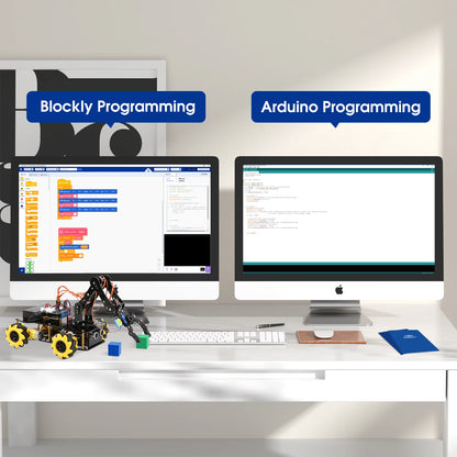 Programmable 4DOF Robot Arm STEM Education Kit
