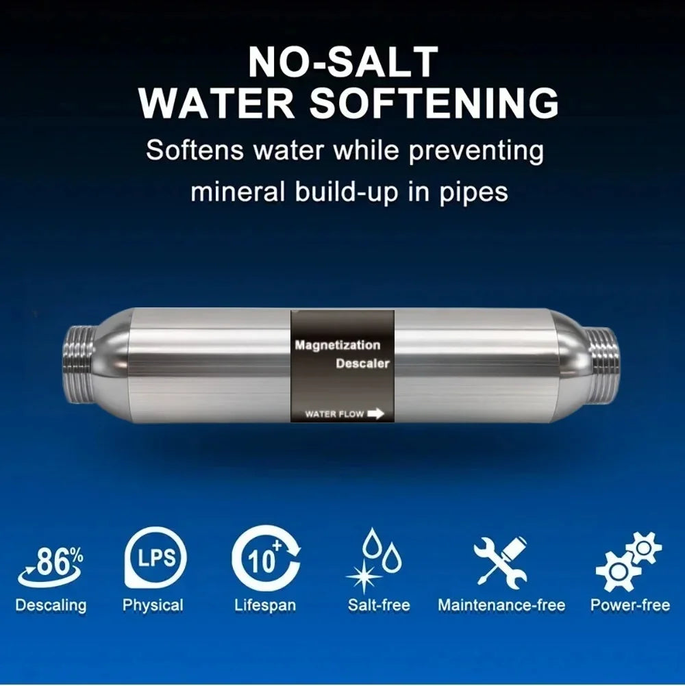 Whole House Magnetic Water Descaler Hard Water Softener