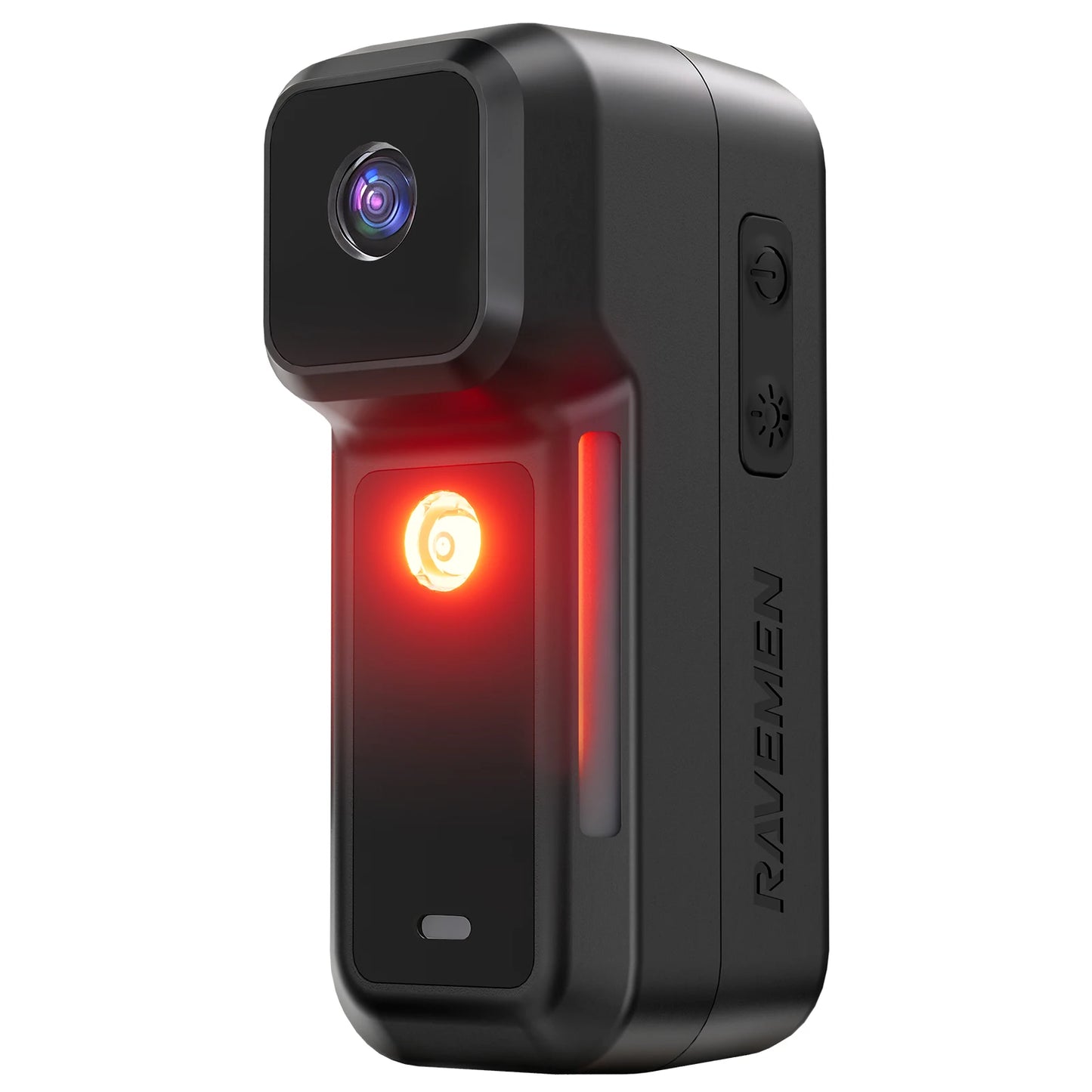 Rechargeable Bicycle Taillight with Wide Angle Loop Recording