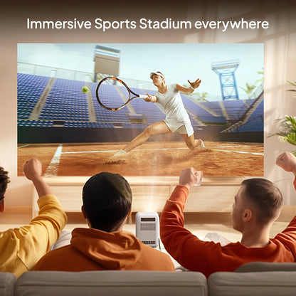 Compact 4K Home Theatre Projector with Full HD 1080p Display