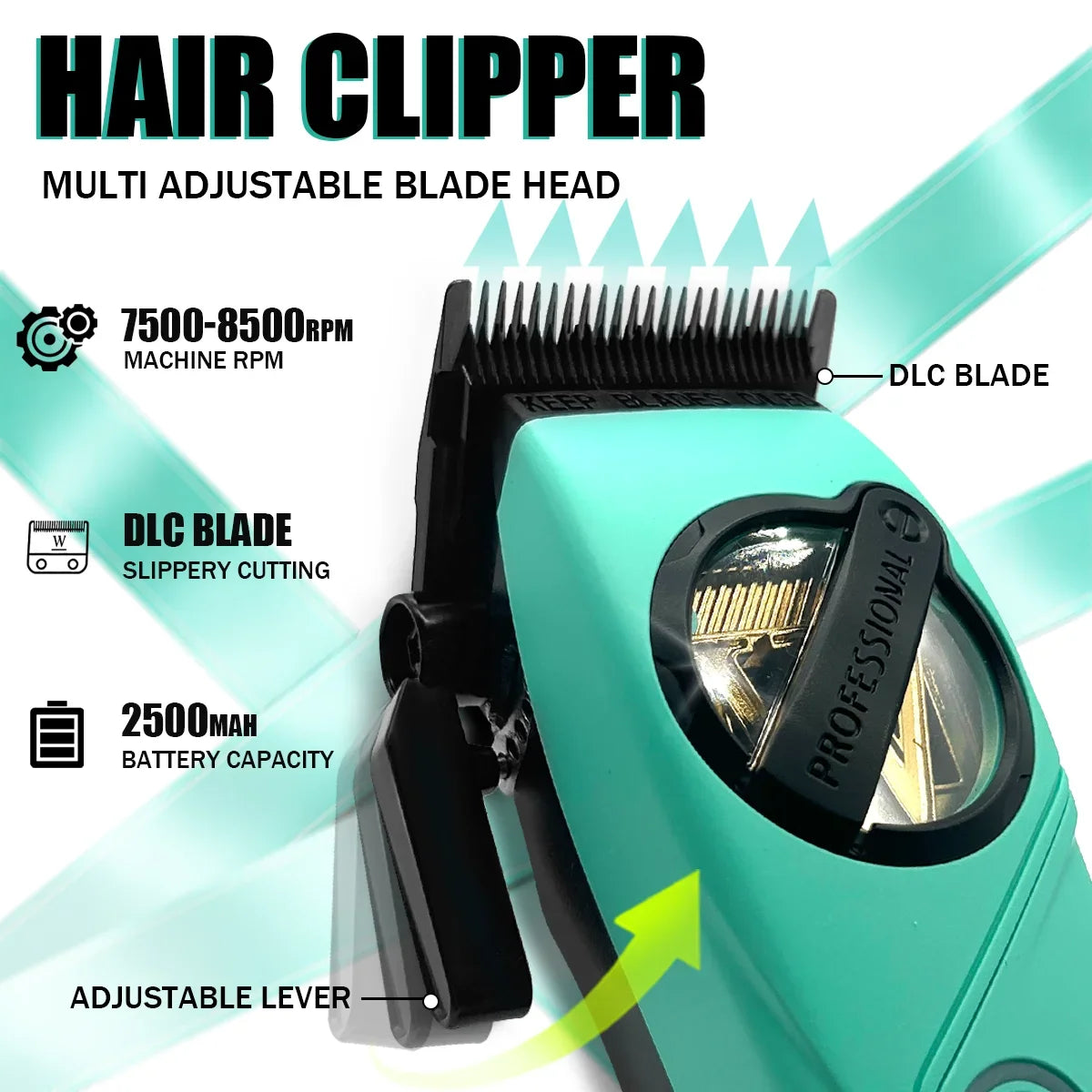 5-in-1 Professional Hair Trimmer Barber Grooming Kit
