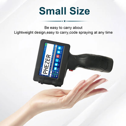 Handheld Inkjet Printer 12.7mm with 2 Ink Cartridges