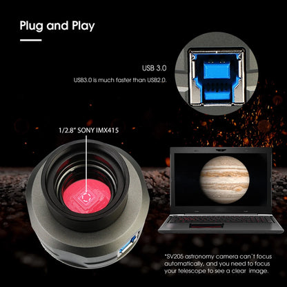 Astrophotography Camera Kit with 1.25 Inch Filter