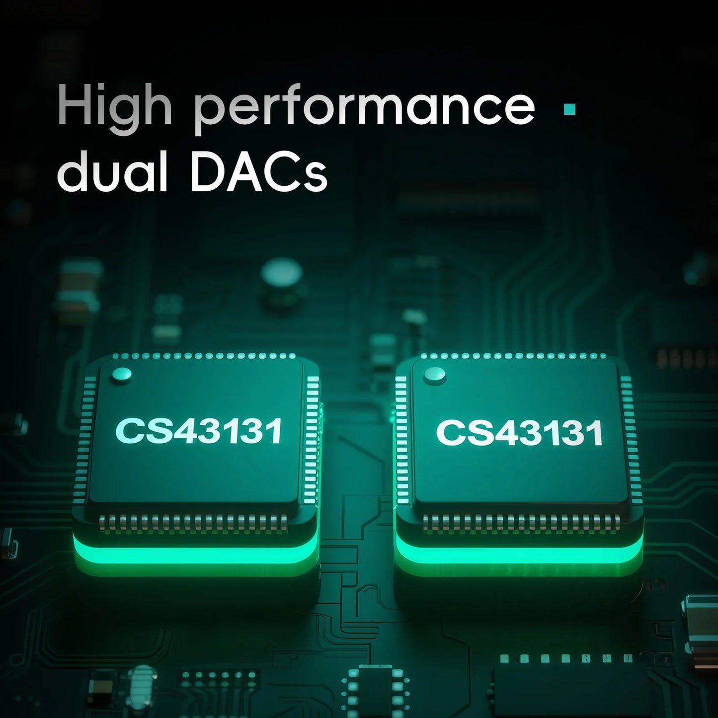 High Resolution USB DAC Headphone Amplifier Black