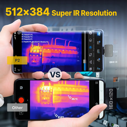 Portable Thermal Imager Android App Temperature Scanner