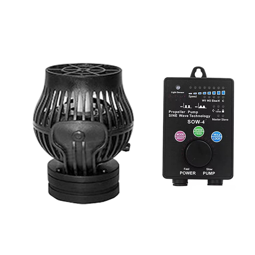 Wireless Aquarium Wave Pump 360° Flow Magnetic Mount