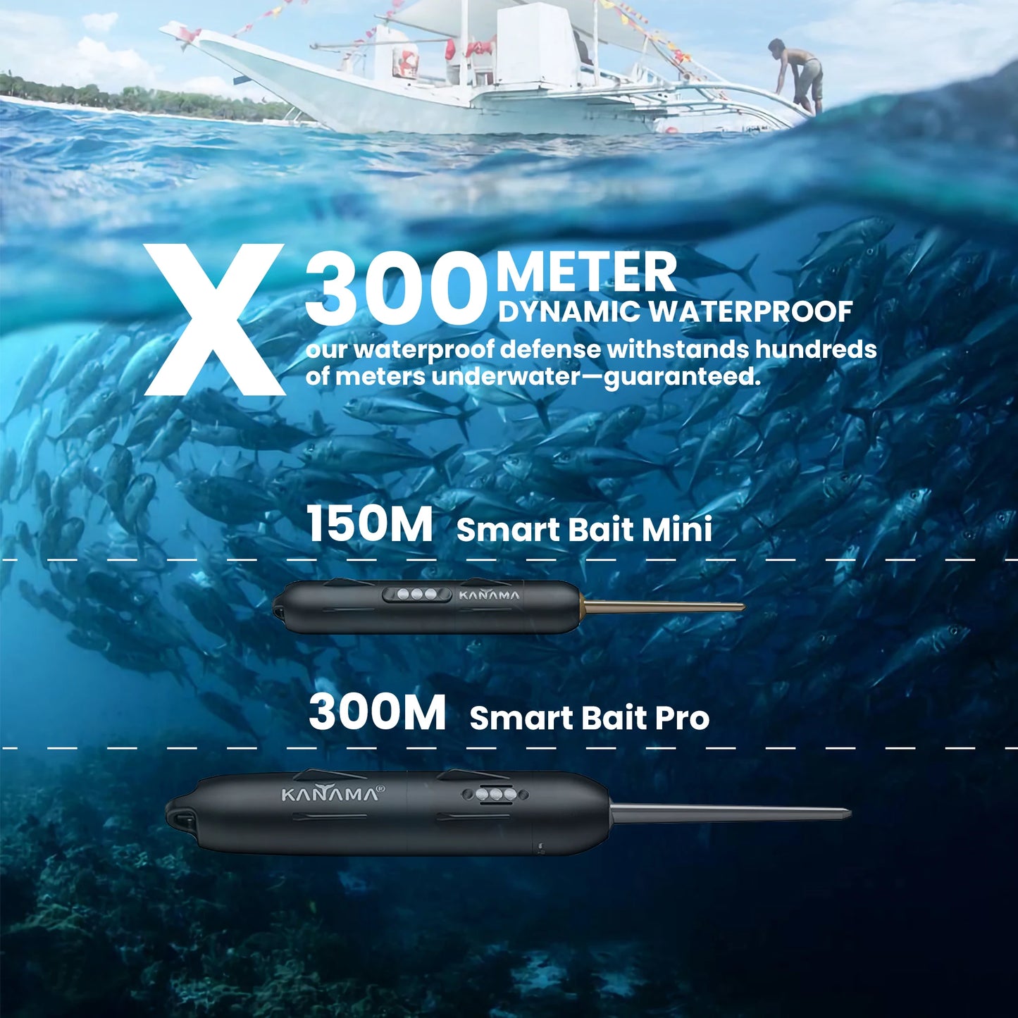 Waterproof Smart Fishing Bait Acoustic Lure Pro