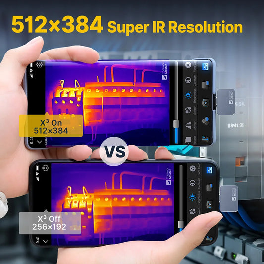 Portable Thermal Imager for Android with 15× Infrared Zoom