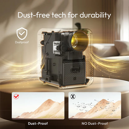 Smart Mini Home Theater Projector 4K 1080p WiFi Portable Cinema