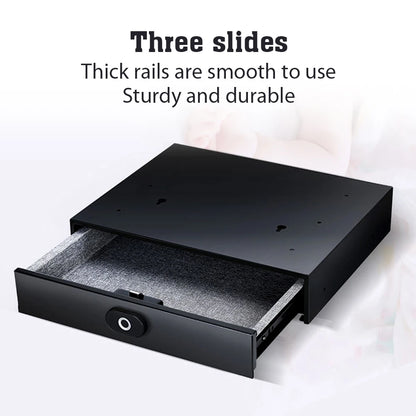 Smart Hidden Drawer Safe with Fingerprint Unlock