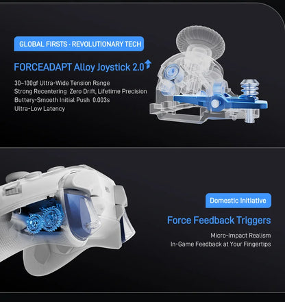 Wireless Gamepad Kit with Accessories and Travel Bag